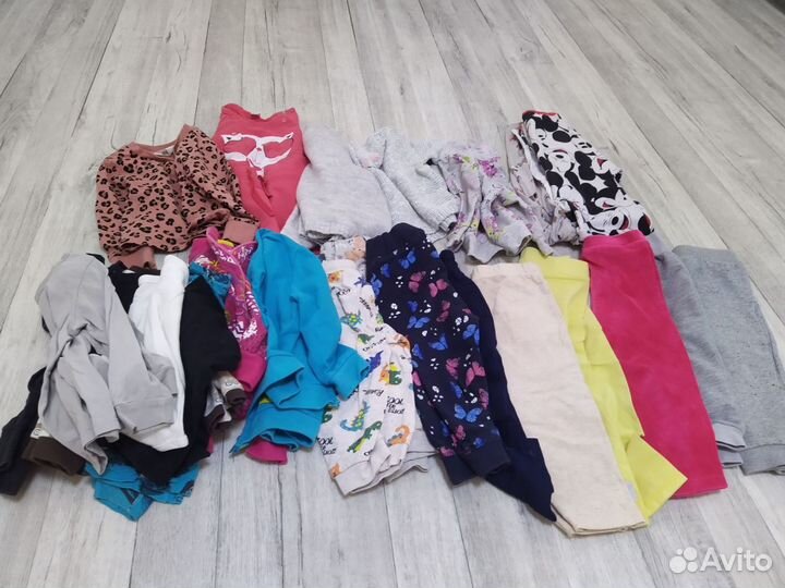 Большой пакет детских вещей 86-92