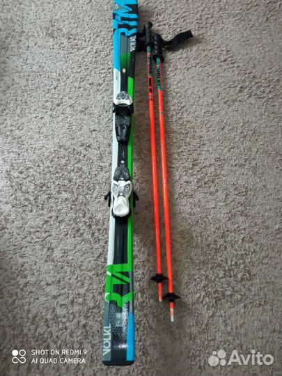 Лыжи,шлем,очки