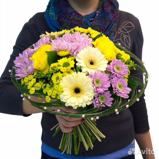 Яркие цветы с доставкой на дом