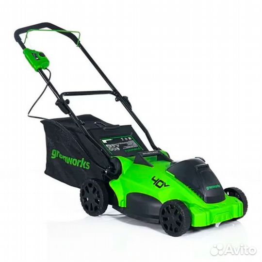 Газонокосилка аккумуляторная Greenworks GD40LM16X