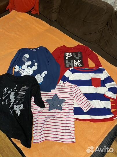 Вещи пакетом на девочку 140 рост