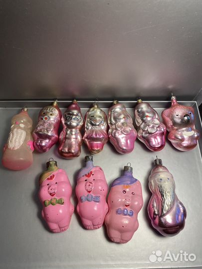 Елочные игрушки СССР одним лотом