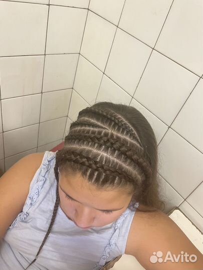 Афрокосы косы с канекалоном детям