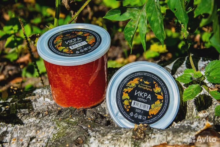 Икра лососевых: Нерка, Горбуша, Кета