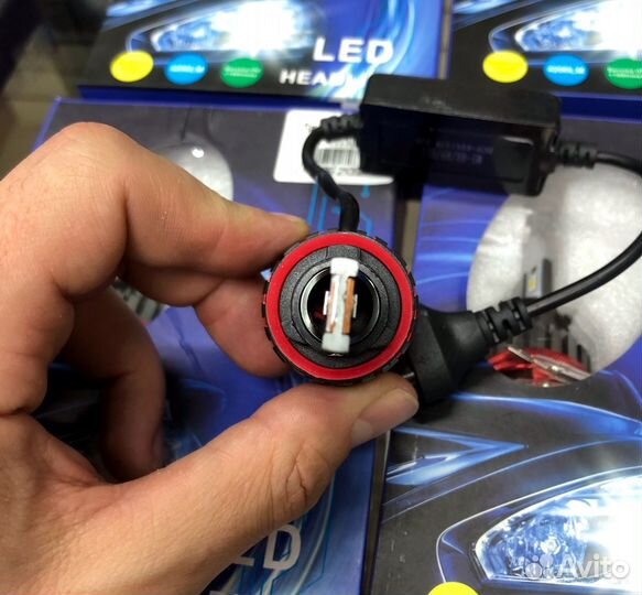 Светодиодные лампы LED M1 6000K 35W 12/24v (2шт)