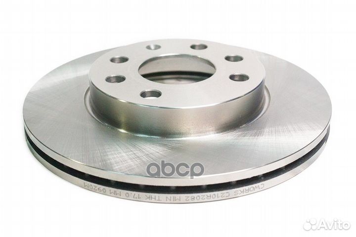 Тормозной диск передний C210R2082 cworks