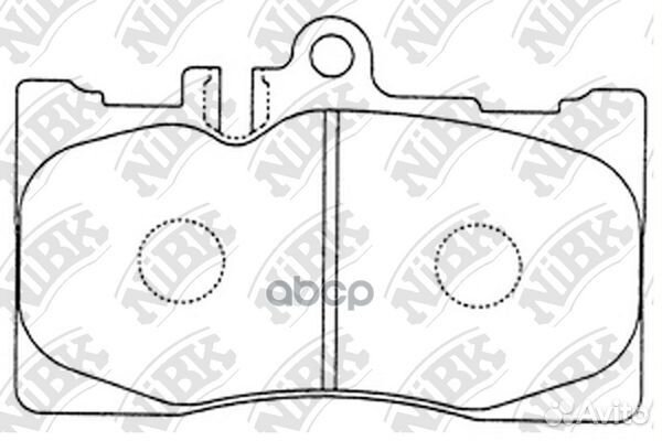 Колодки тормозные дисковые PN1455