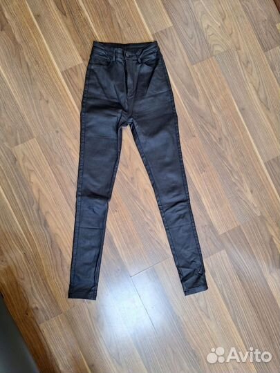 Кожаные лосины женские (38-40)