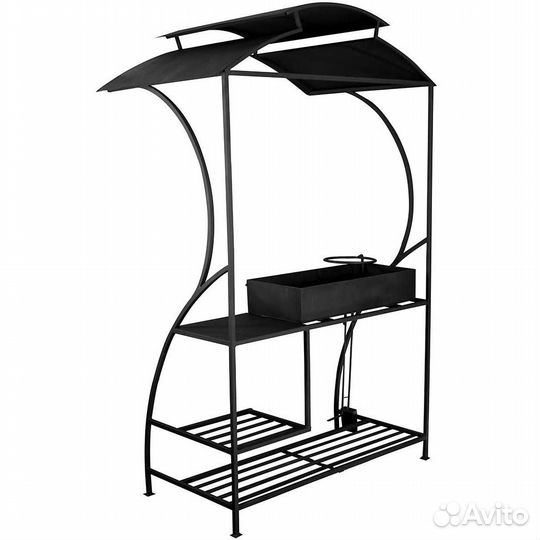 Мангал с крышей