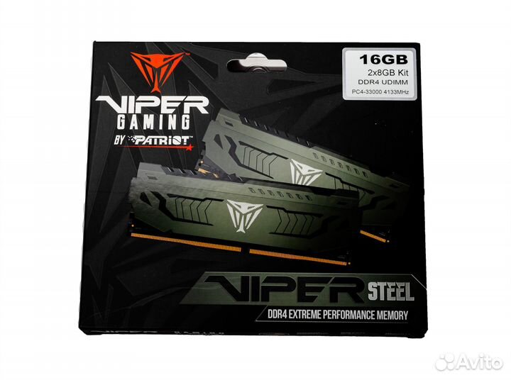 Оперативная память Patriot Viper Steel, 16 гб (2x8