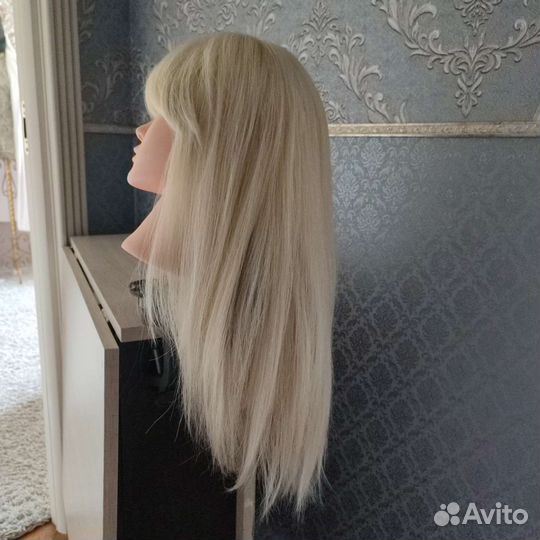 Парик блонд имитация натуральных волос