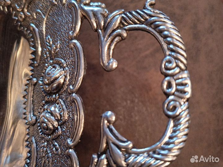 Конфетница, ваза мельхиоровая