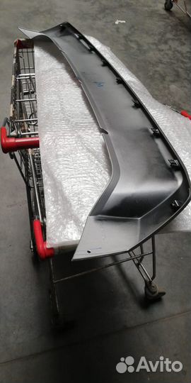 Спойлер переднего бампера Mitsubishi Pajero Sport