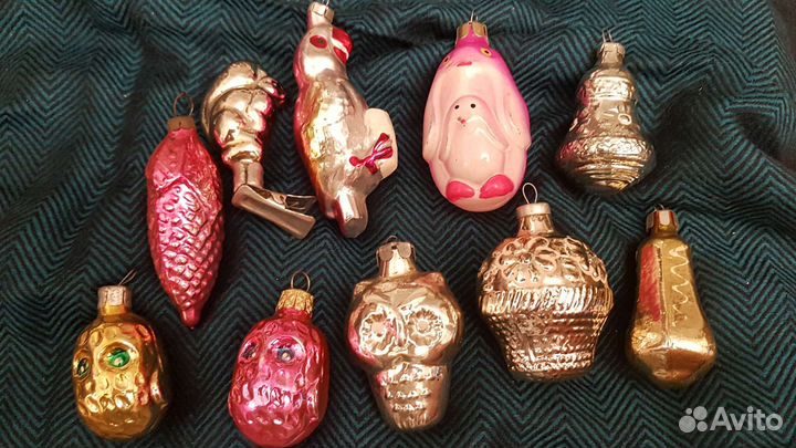 Елочные игрушки СССР