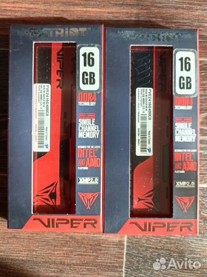 Оперативка Patriot ViperElite II ddr4 16gb 4000mhz
