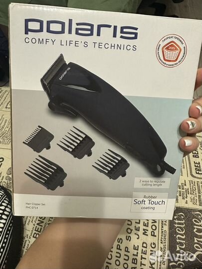 Машинка для стрижки волос polaris