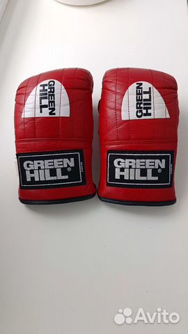 Перчатки боксерские/снарядные/детские/Green Fill