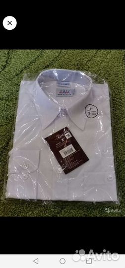 Рубашка на мальчика 128-134 Айас