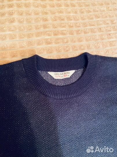 Свитер для мальчика тёмно-синий