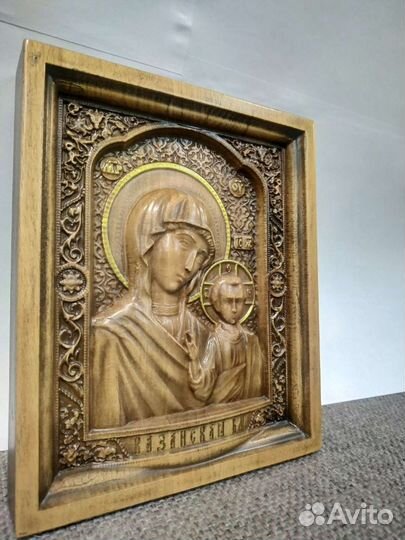 Резная икона 