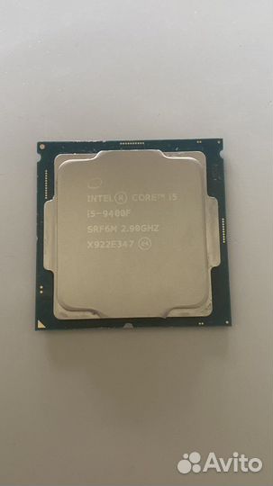 Процессор intel core i5 9400f