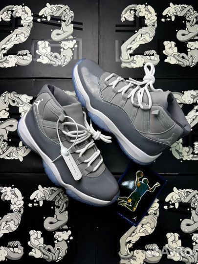 Кроссовки Air Jordan 11 grey