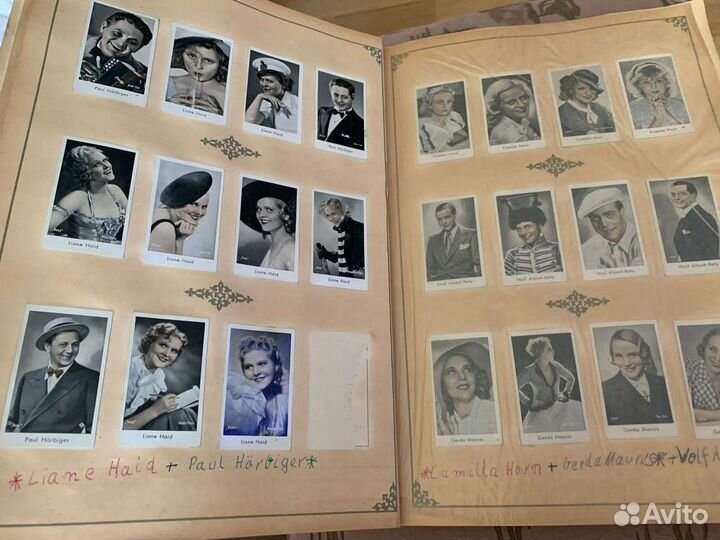 Альбом с фотокарточками.30е.г.Германия