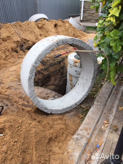 Септик под ключ, наружный водопровод, канализация