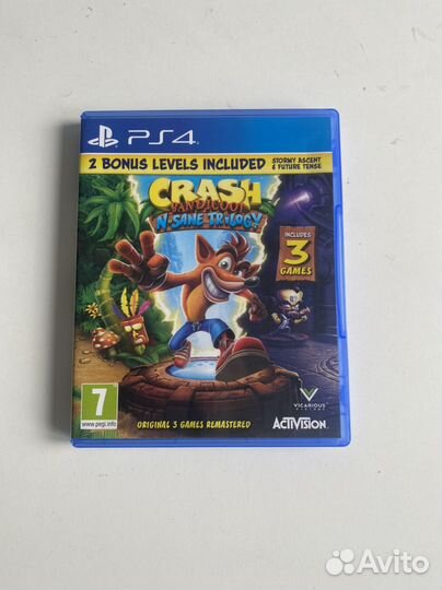 Crash bandicoot n sane trilogy ps4