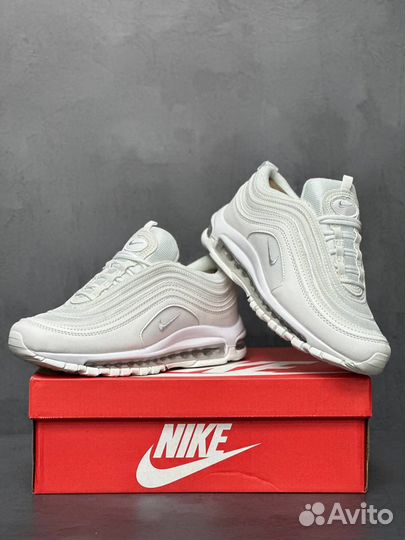 Nike Air Max 97 Triple White Wolf Grey