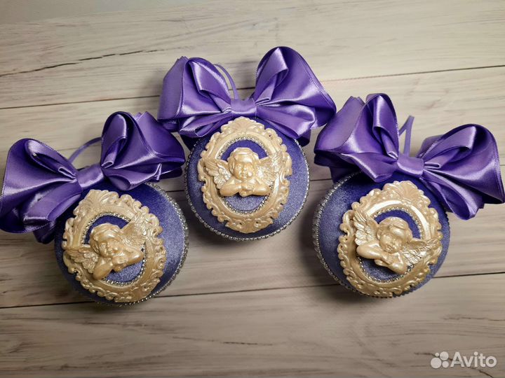 Елочные шары ручной работы