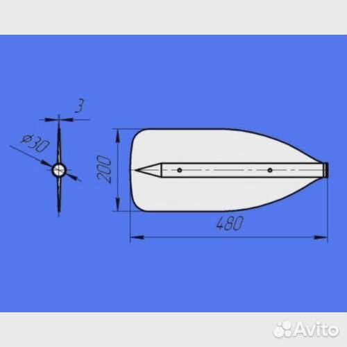 Лопасть ралт 323