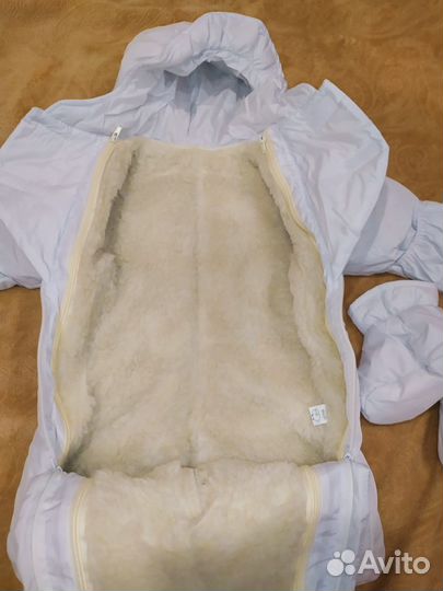 Комбинезон конверт трансформер зимний 68 74