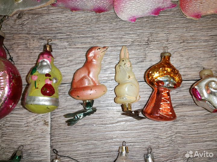 Игрушки елочные СССР