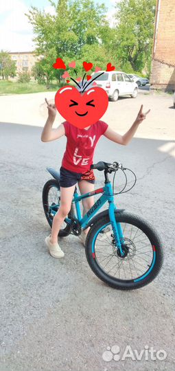 Велосипед подростковый колеса на 20, скоростной