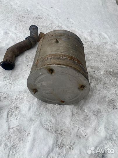 Бочка глушителя в Сборе с трубами DAF XF95