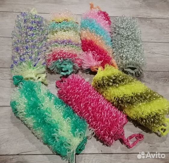 Мочалка ручной работы