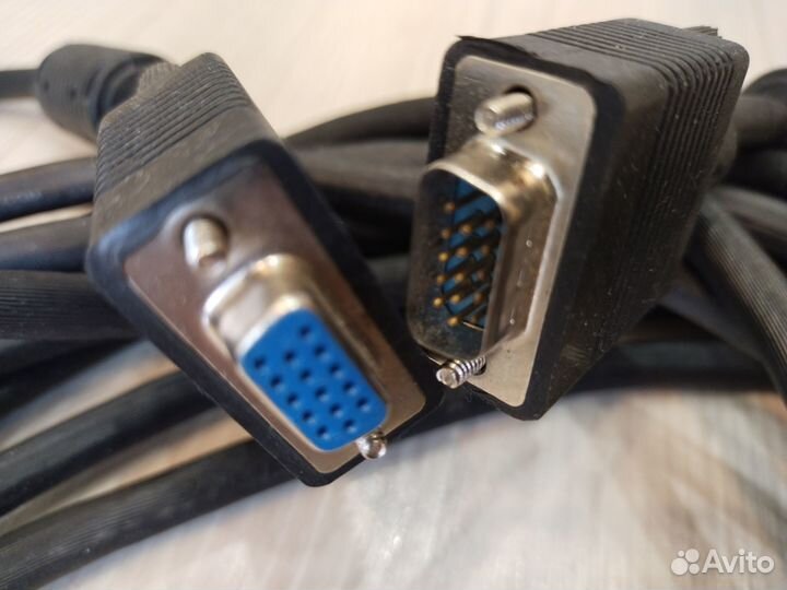 Кабель VGA (удлинитель), 10 метров