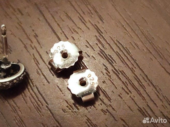 Pandora серьги сердца