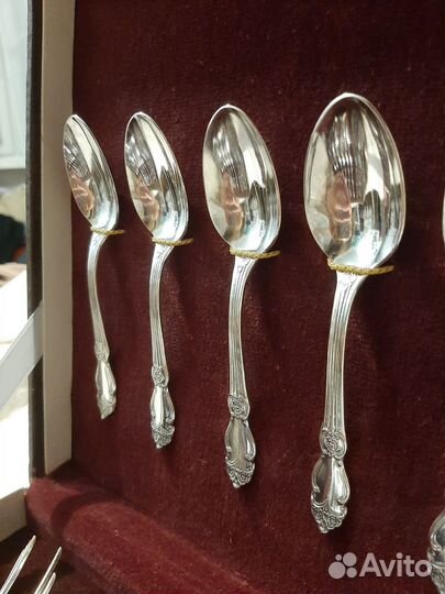 Набор столовых приборов мельхиор СССР