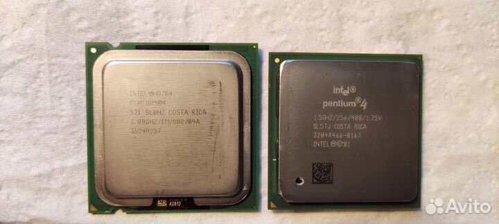 Процессоры Intel Pentium 4 и G620, Celeron и Duo