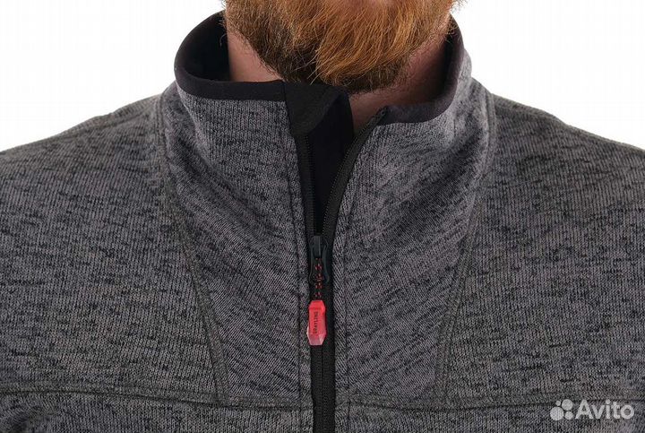 Толстовка Фьорд тк.вязанка цв.серый grayling