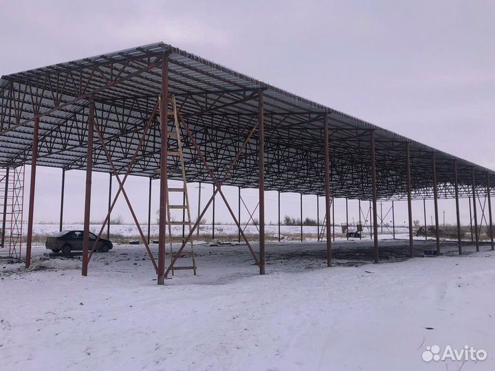 Ангар металлический