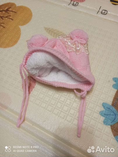 Шапка зимняя для девочки новая