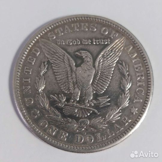 1 доллар США 1921 год серебро двор S