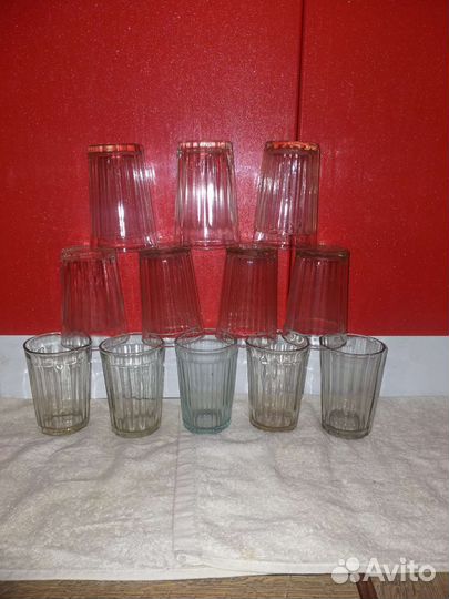 Стаканы граненые СССР редкие