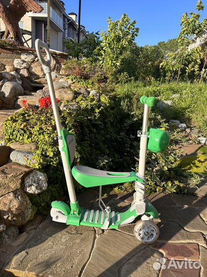 Самокат детский трехколесный 3в1