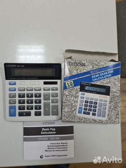 Калькуляторы citizen SDC-836