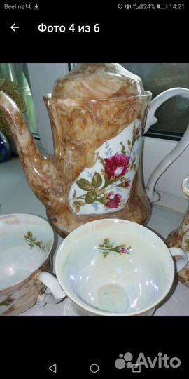 Сервизы перламутровые форфор