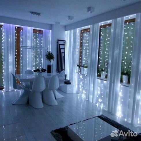 Гирлянда Занавес Шторка